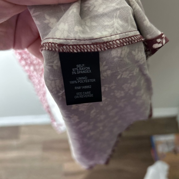 Whimsical Grandmillenial Floral Print V-Neck Dress Torrid size 1 NWT - Picture 6 of 6